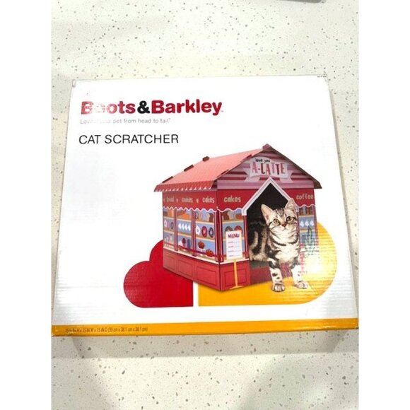 RARE NWT Boots & Barkley Coffee Shop-Themed Cat Scratcher - Picture 1 of 2